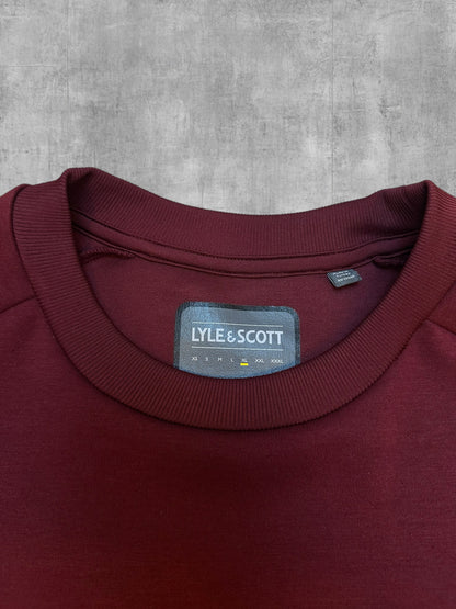 Lyle & Scott Sweat-shirt Bordeaux Noir XL