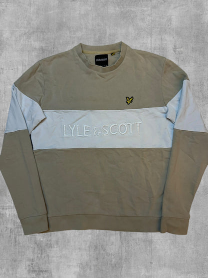 Lyle & Scott Sweatshirt Beige Weiß XS