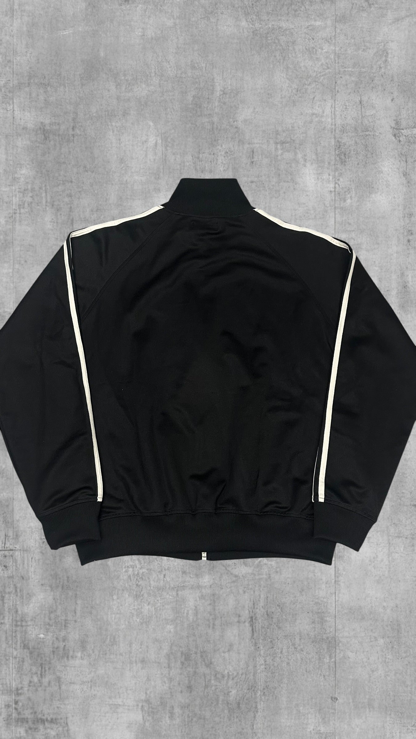 Fred Perry Vintage Trainingsjacke Taped Schwarz Weiß L