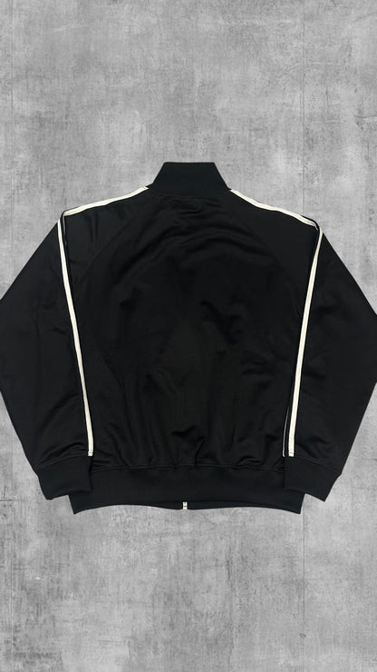 Fred Perry Vintage Trainingsjacke Taped Schwarz Weiß L