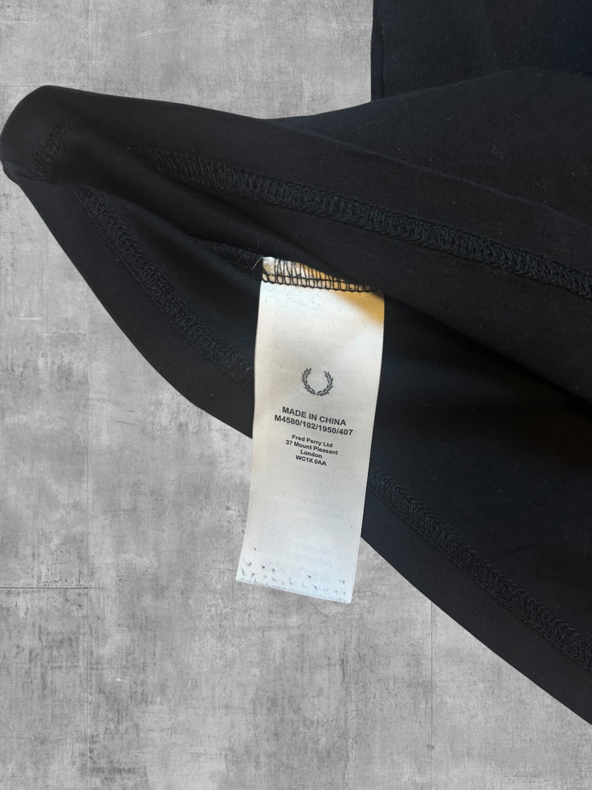 Fred Perry T-shirt Schwarz M