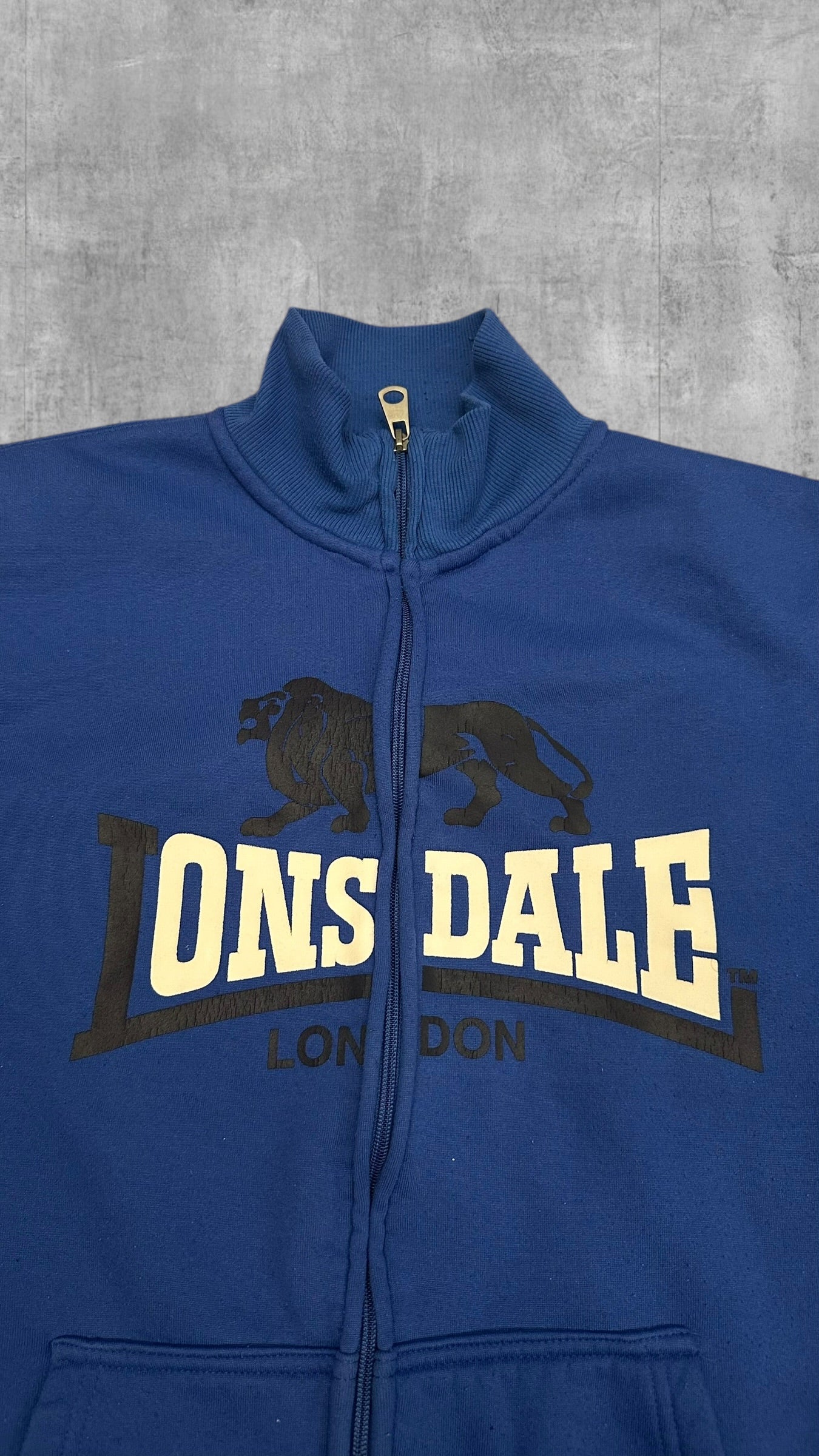 Lonsdale London Trainingsjacke Baumwolle Blau M