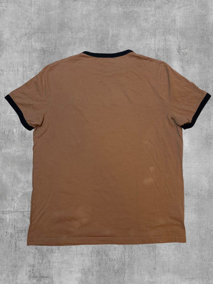 Fred Perry T-shirt Braun Schwarz L