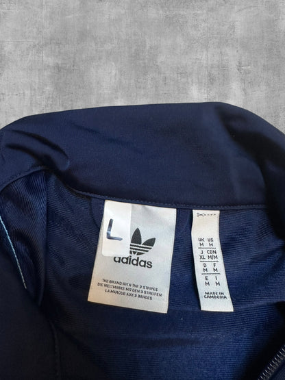 Adidas Firebird Trainingsjacke Navy Blau Weiß M - L