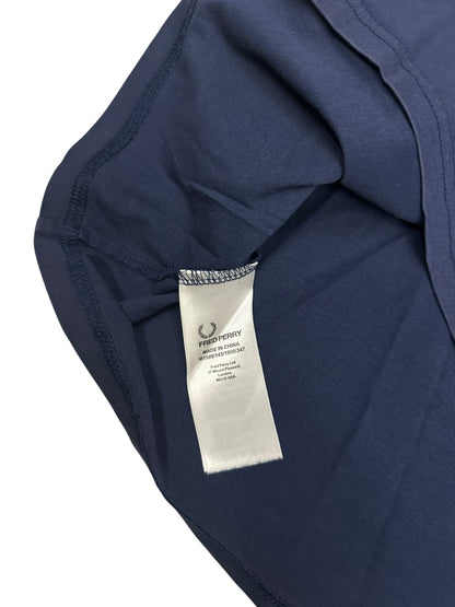 Fred Perry T-Shirt Navy Blau Gold XL