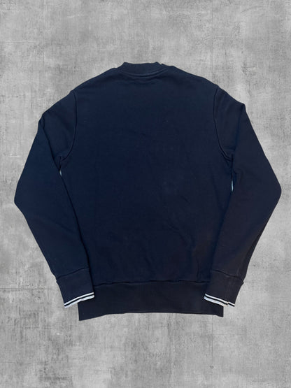 Fred Perry Sweatshirt Schwarz Weiß XS