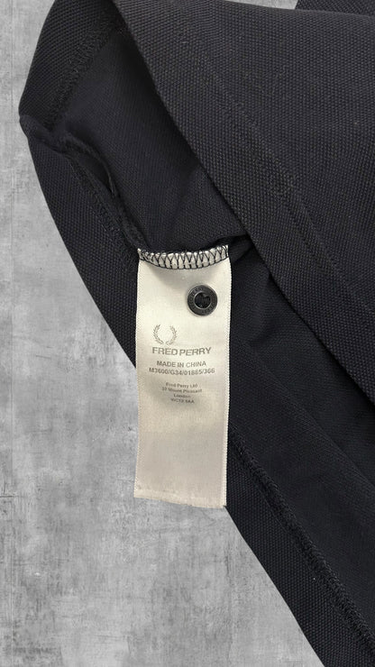 Fred Perry Polo Shirt Navy Blau Schwarz M