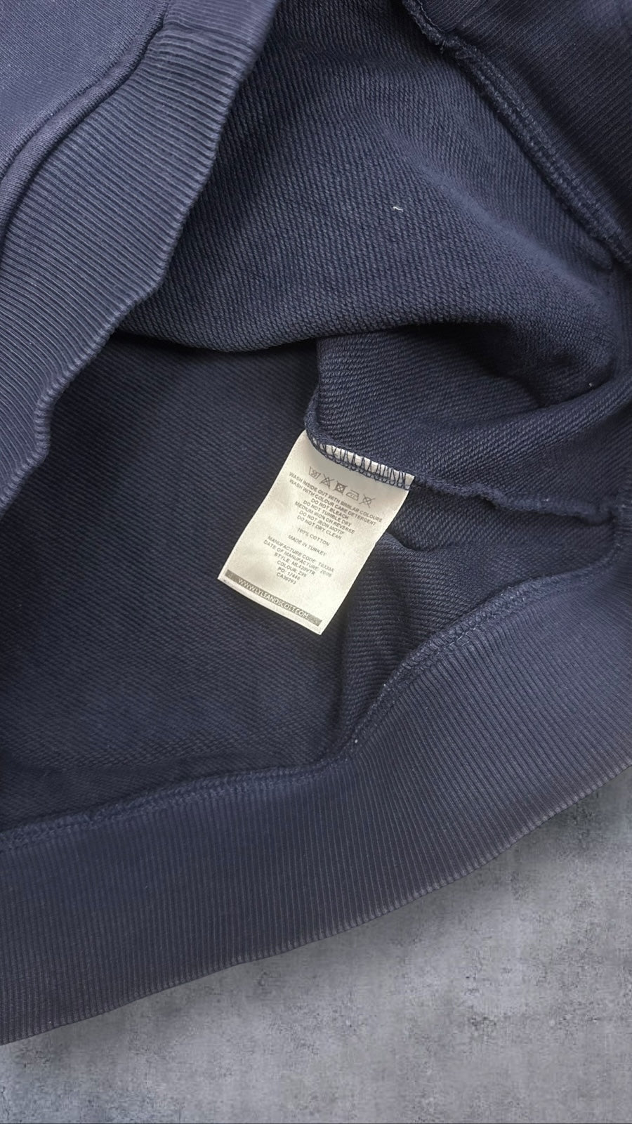 Lyle & Scott Zip Hoodie Navy Blau M