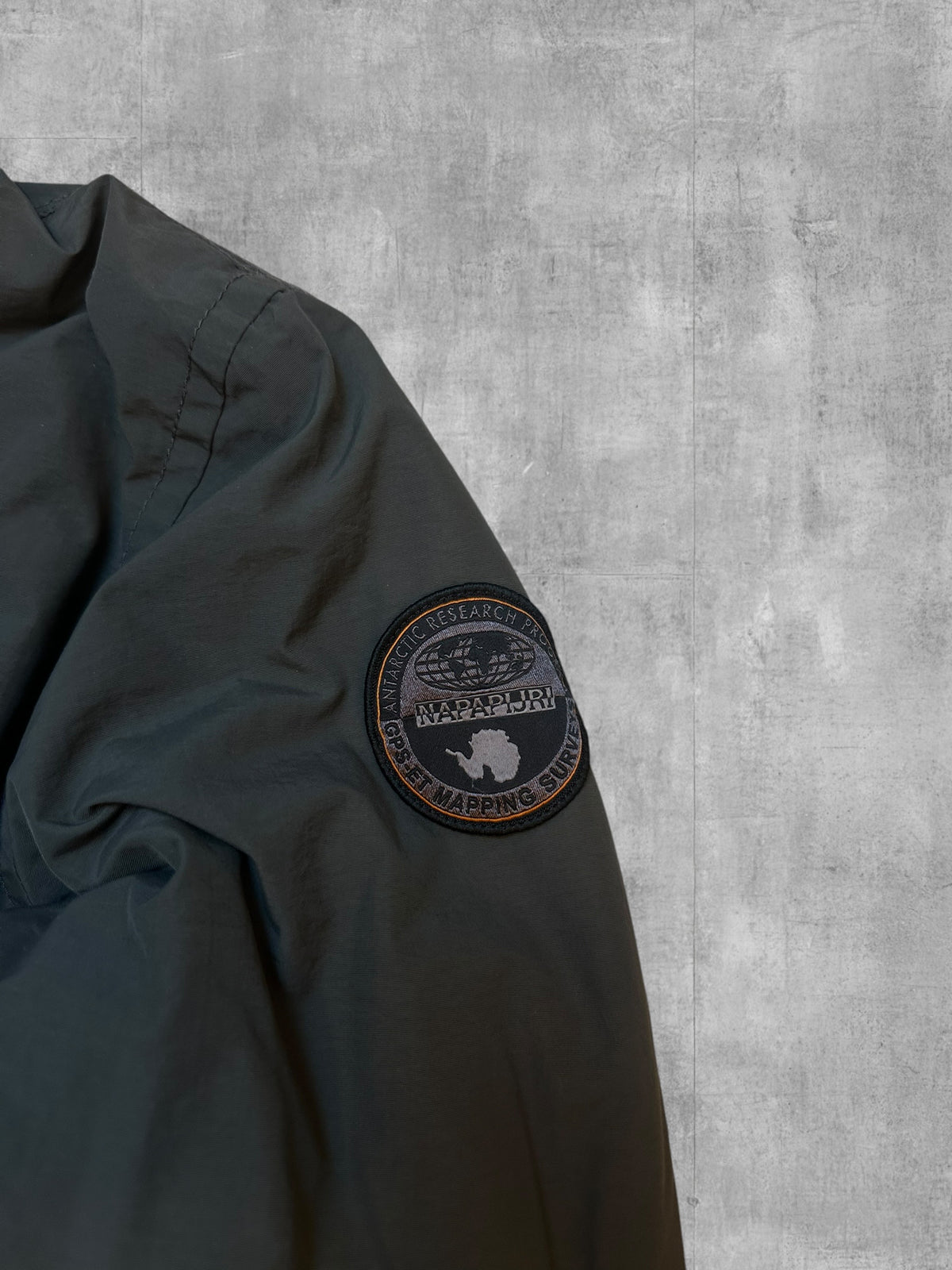 Napapijri Lined Rain Jacket Windbreaker Grey S