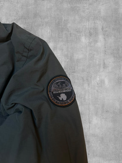 Napapijri Lined Rain Jacket Windbreaker Grey S