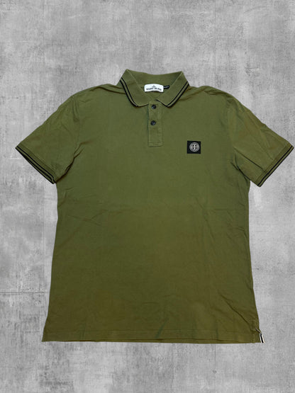 Stone Island Polo Shirt Khaki XXL