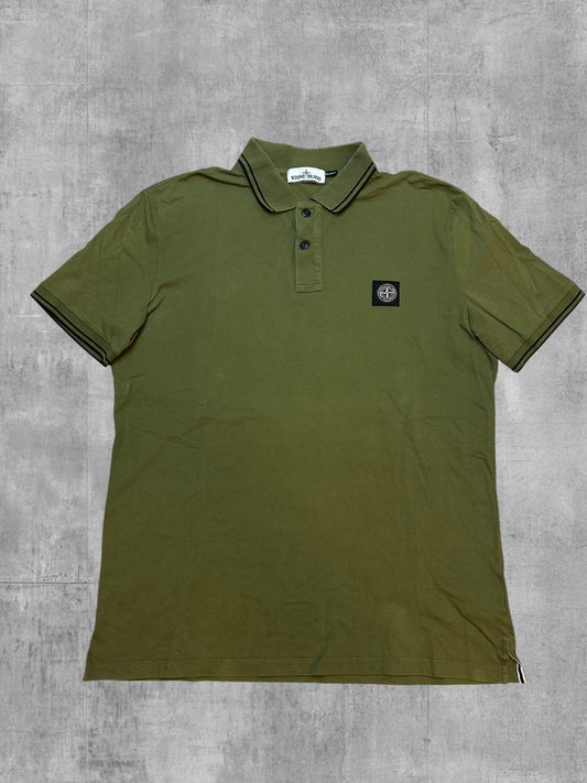 Stone Island Polo Shirt Khaki XXL