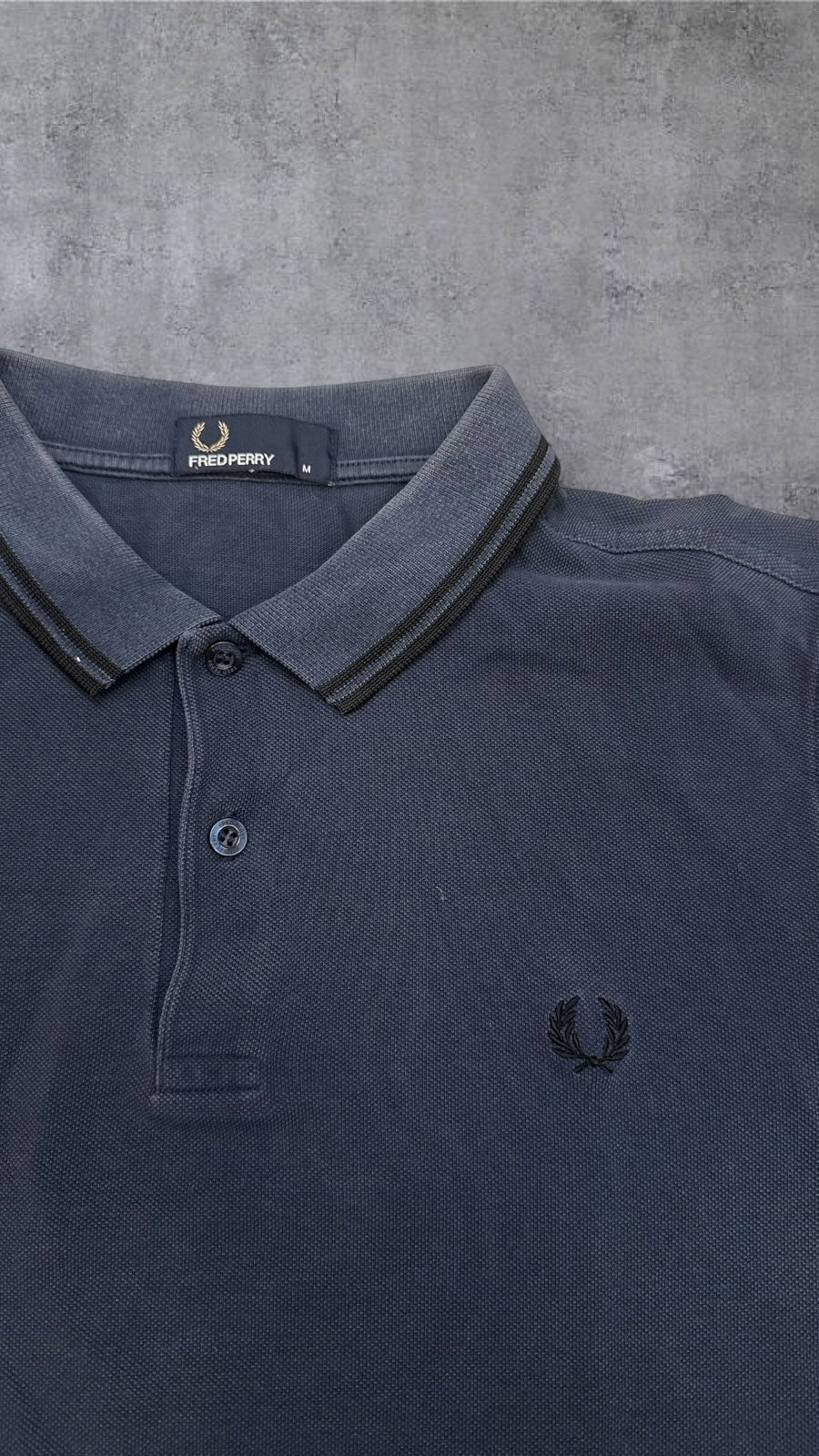 Fred Perry Polo Shirt Navy Blau M