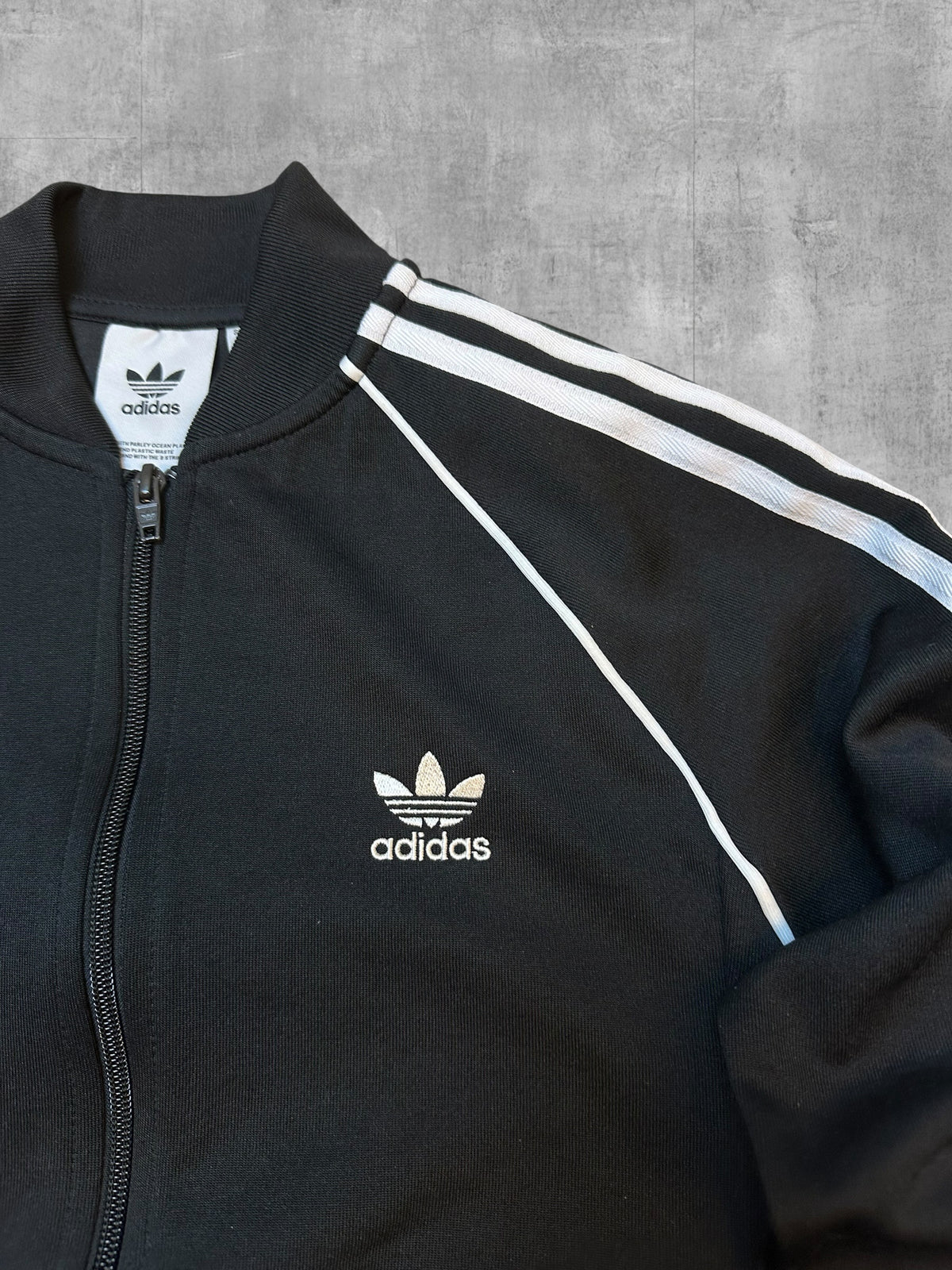Adidas Firebird Trainingsjacke Schwarz Weiß M