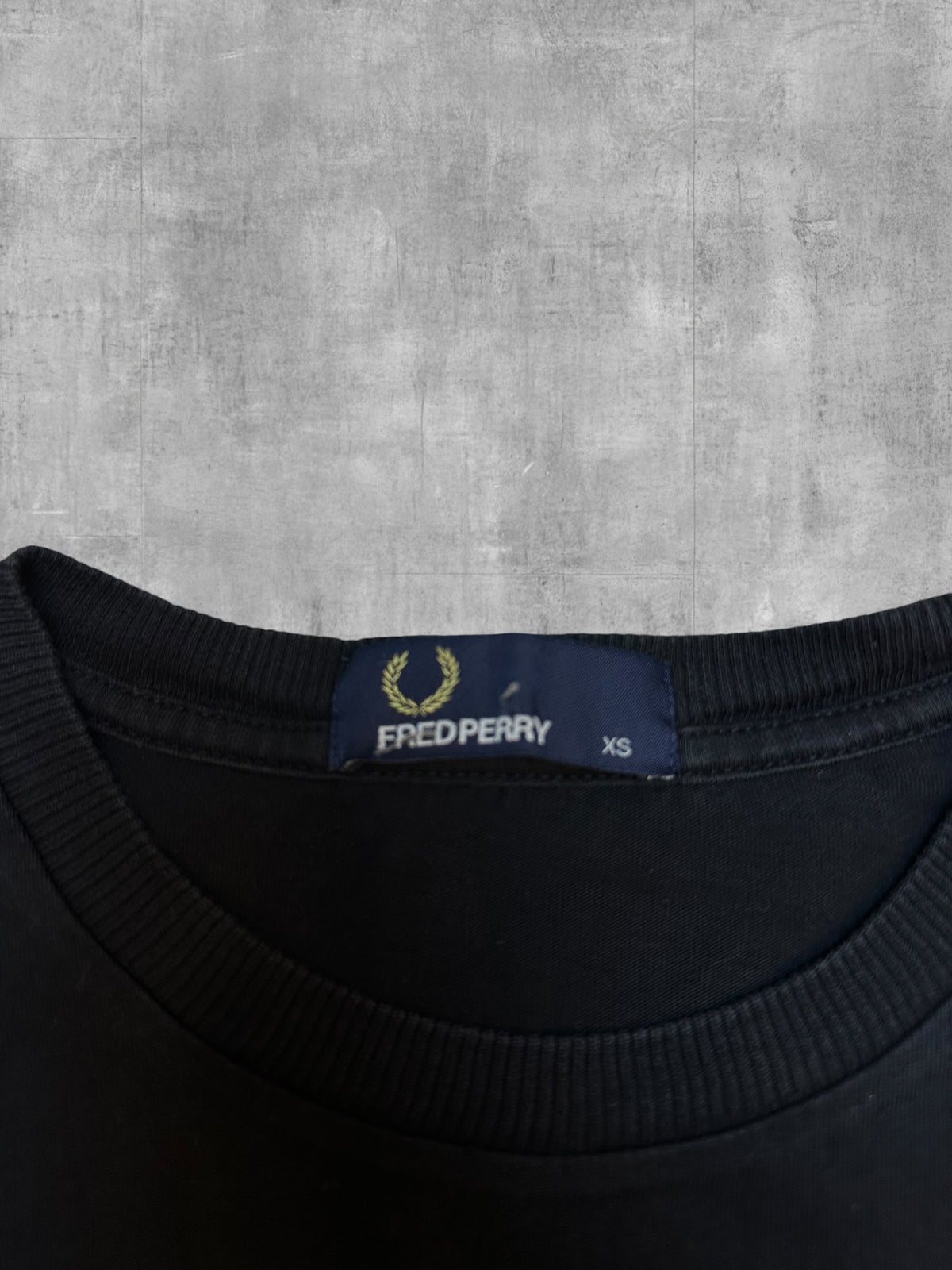 Fred Perry T-shirt Schwarz Weiß XS
