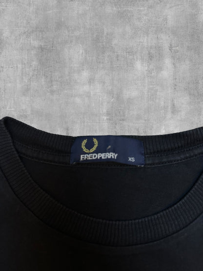Fred Perry T-shirt Schwarz Weiß XS