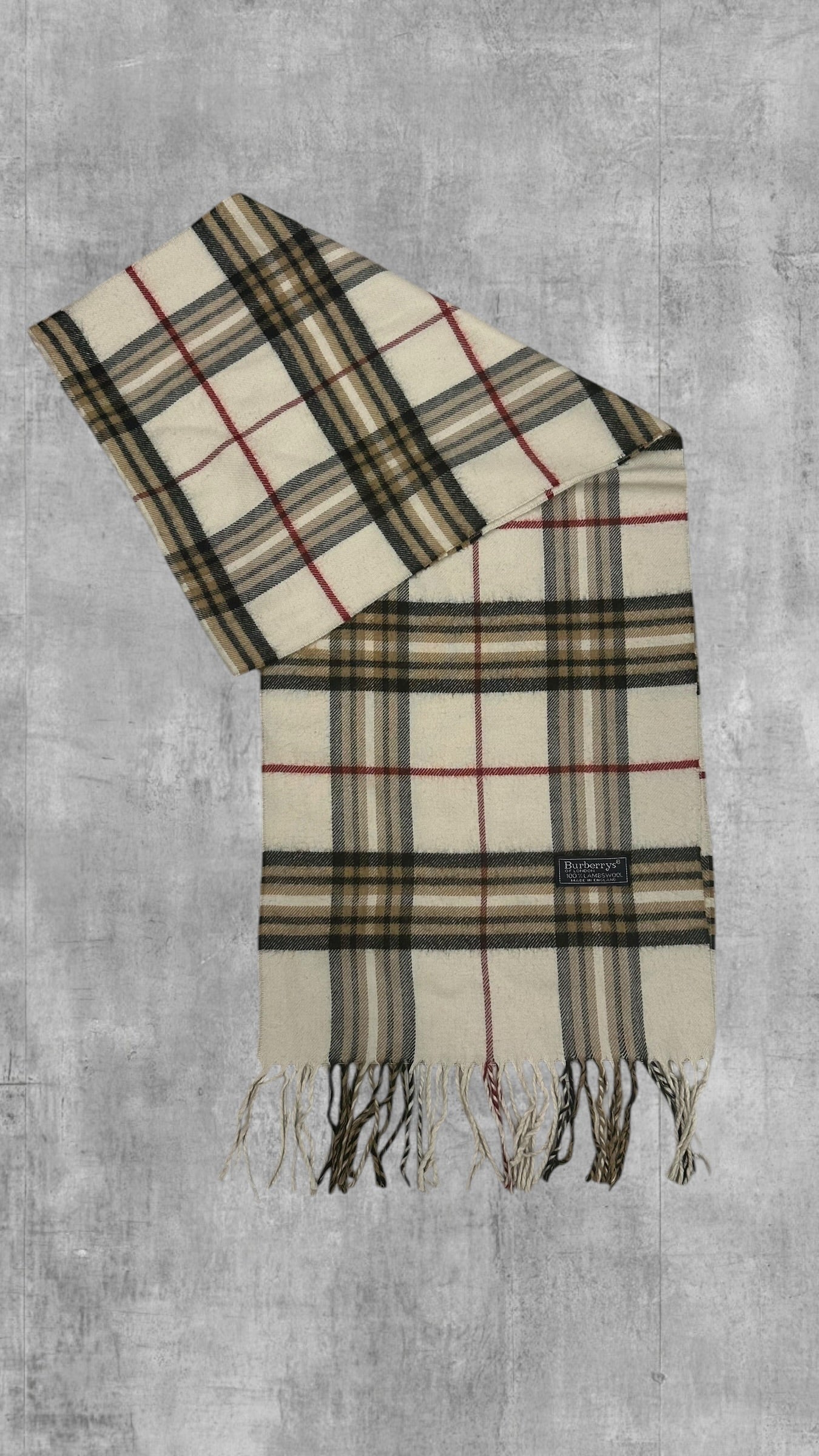 Burberry Schal Weiß