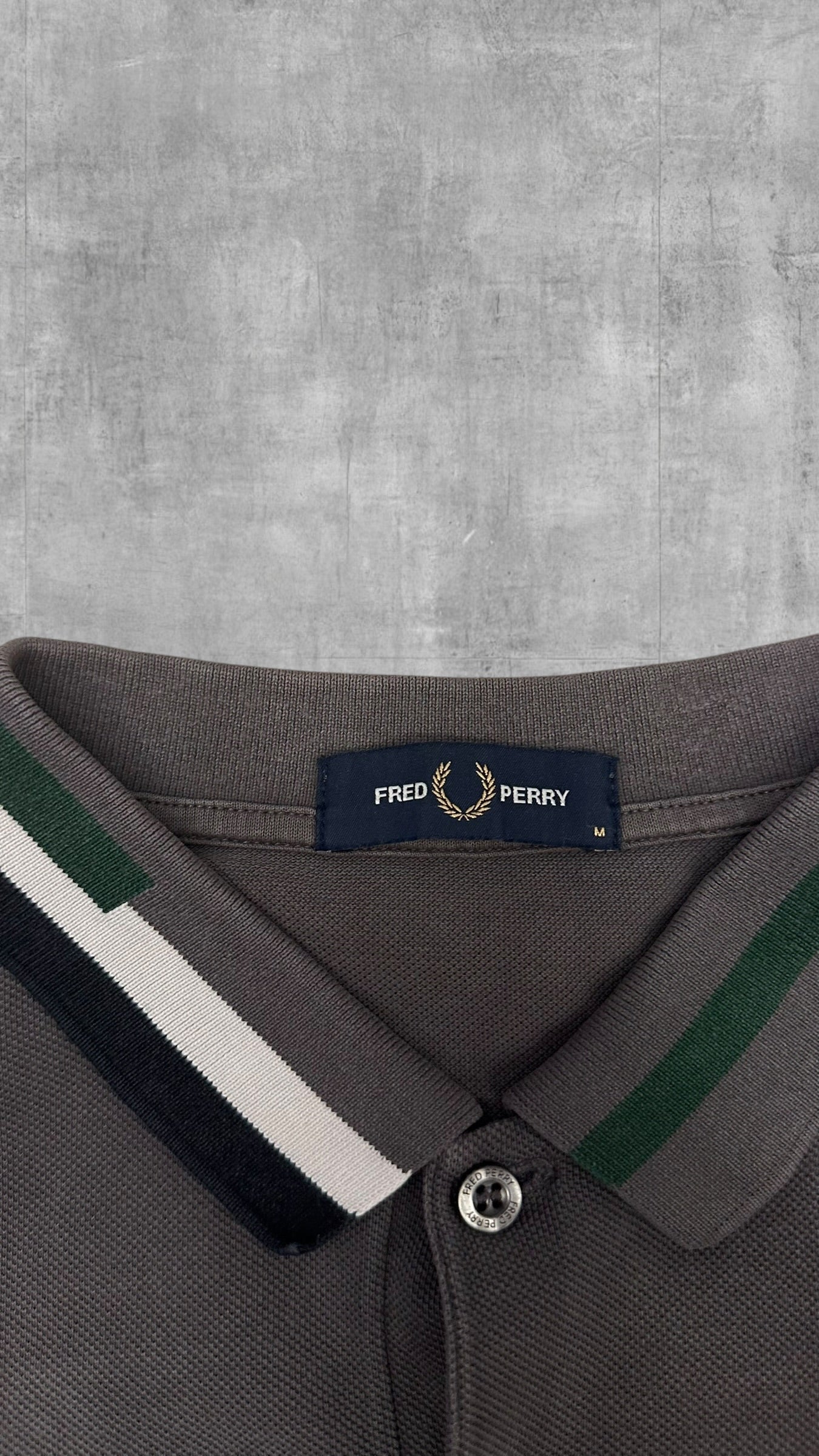 Fred Perry Polo Shirt Grau M