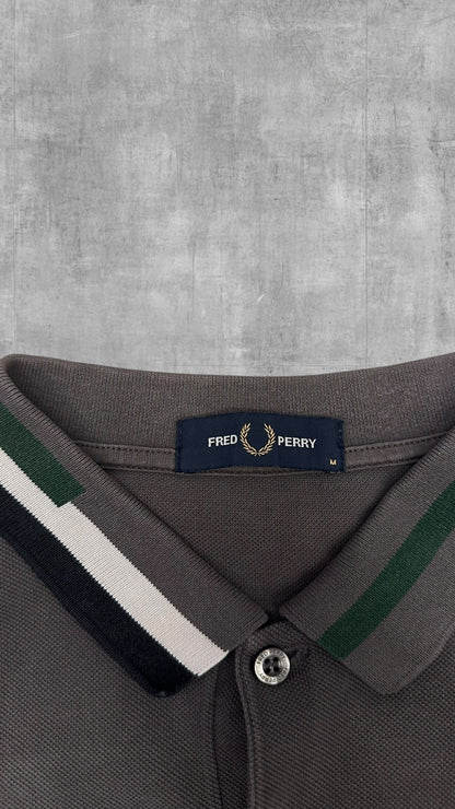 Fred Perry Polo Shirt Grau M