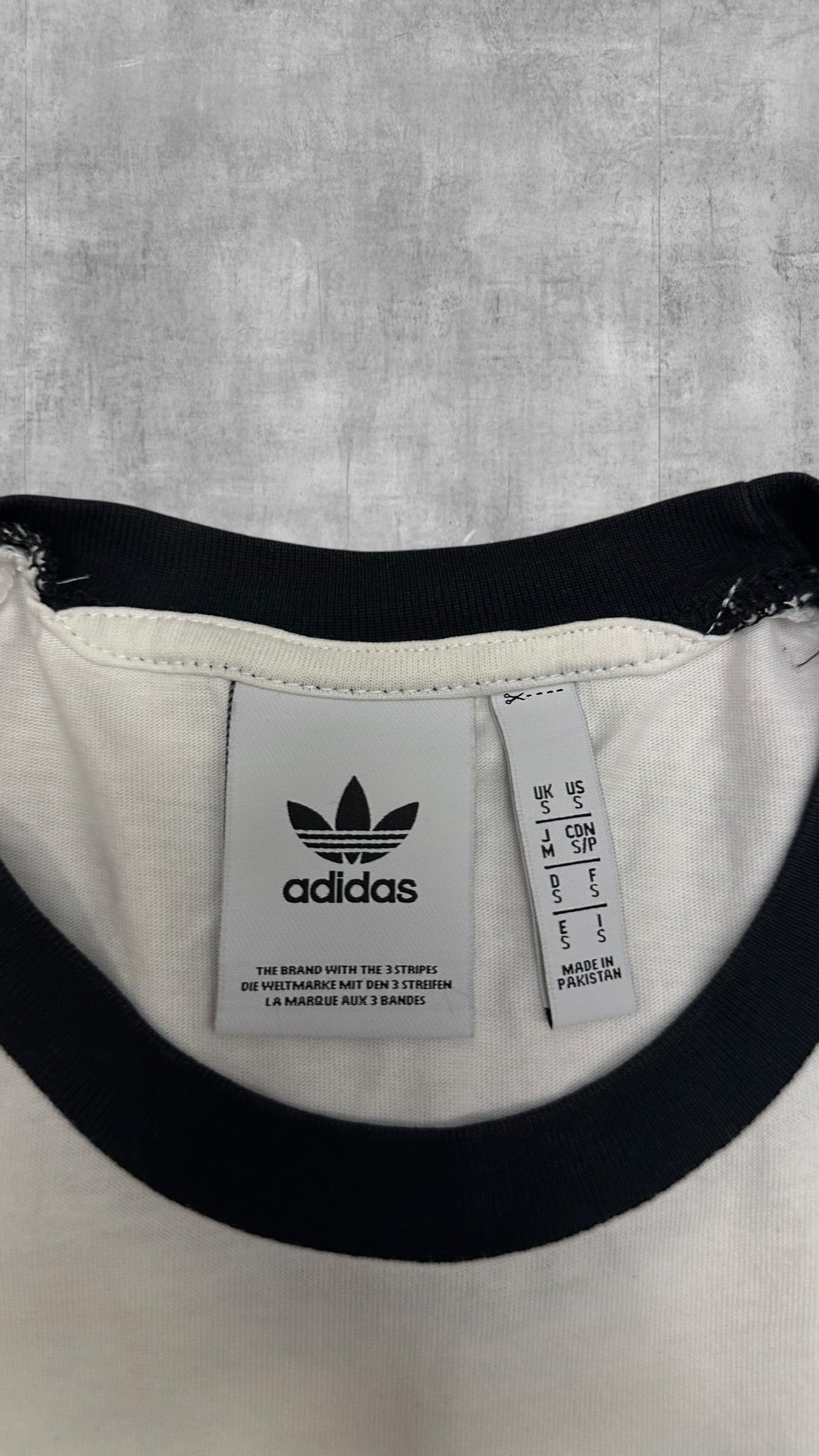 Adidas T-shirt Weiß Schwarz S