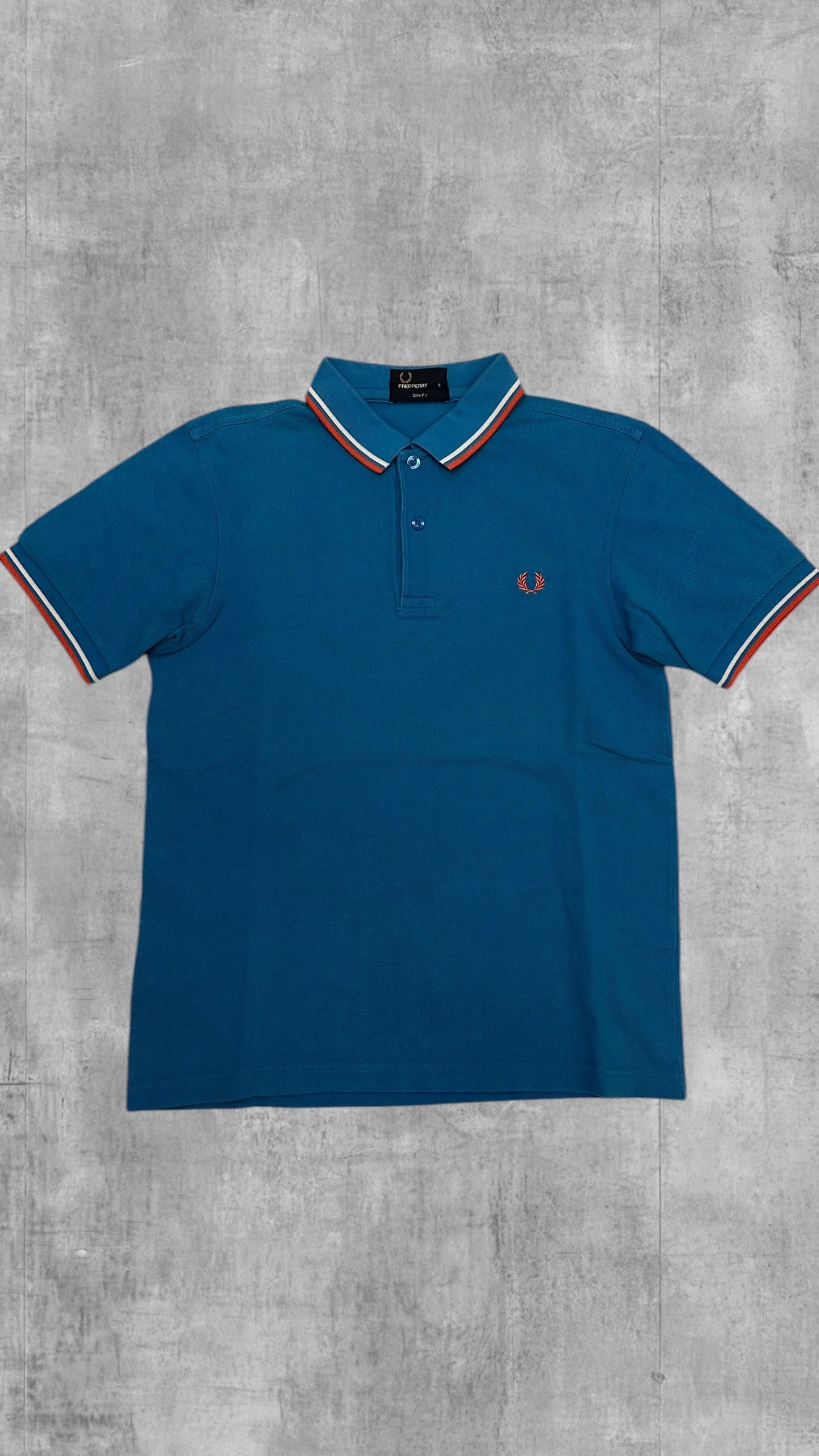 Fred Perry Polo Shirt Hellblau S