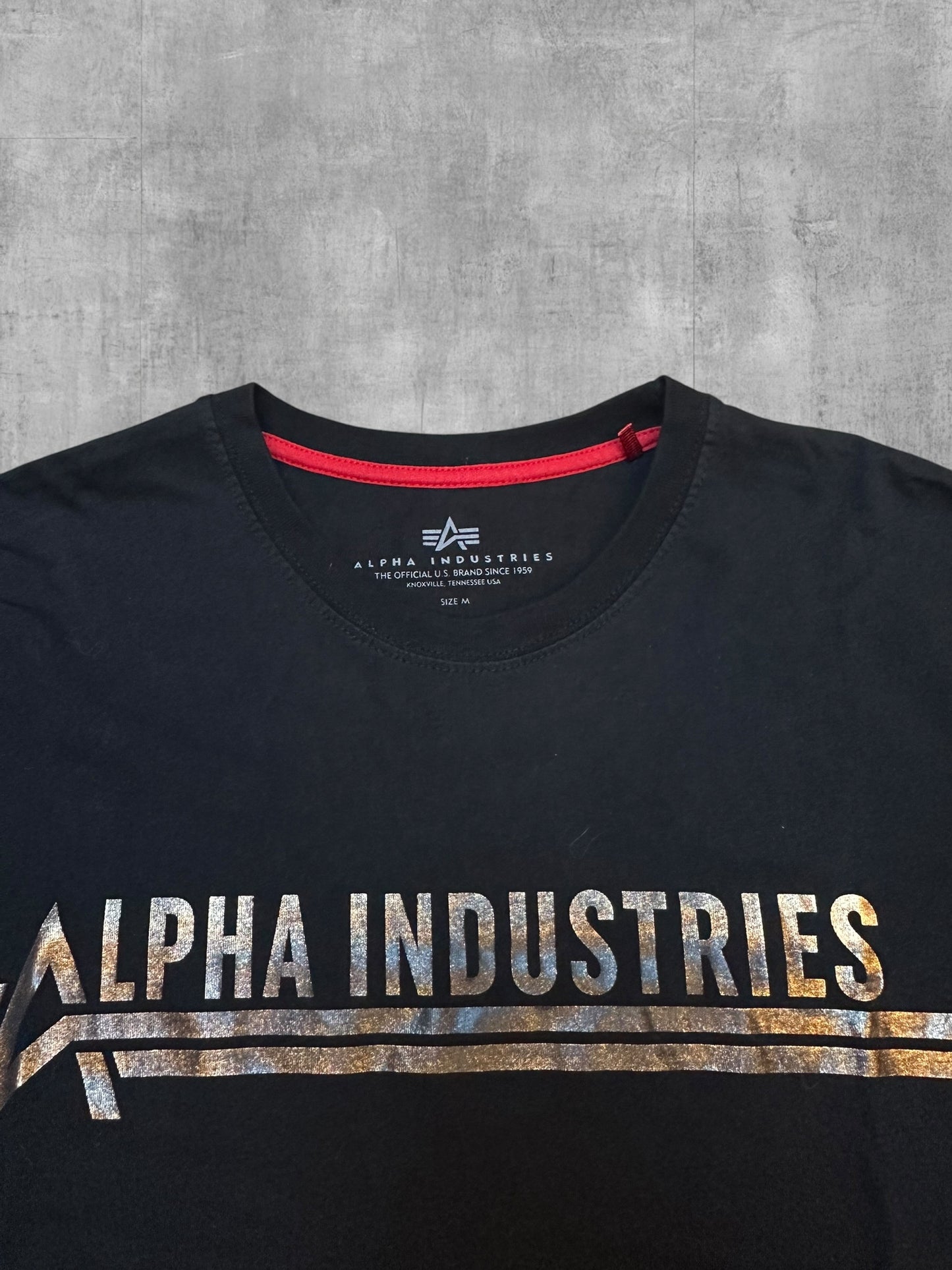 Alpha Industries T-Shirt Schwarz M
