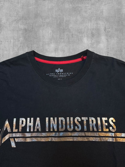 Alpha Industries T-Shirt Schwarz M