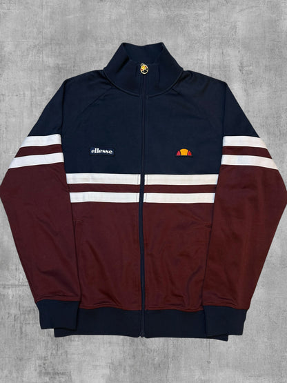 Ellesse Rimini Trainingsjacke Navy Blau Weinrot Weiß S