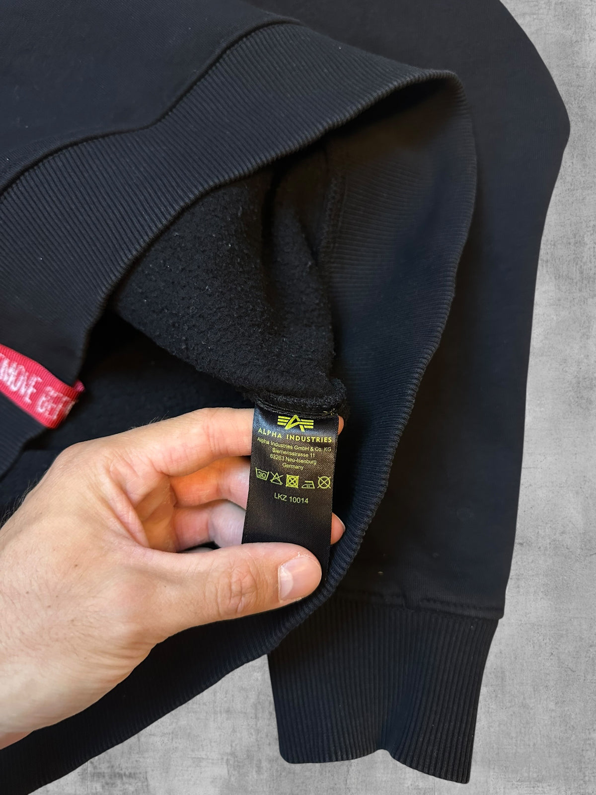 Alpha Industries Sweatshirt Schwarz L