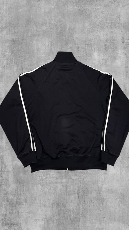 Fred Perry Vintage Trainingsjacke Taped Zip Jacke Schwarz Weiß S