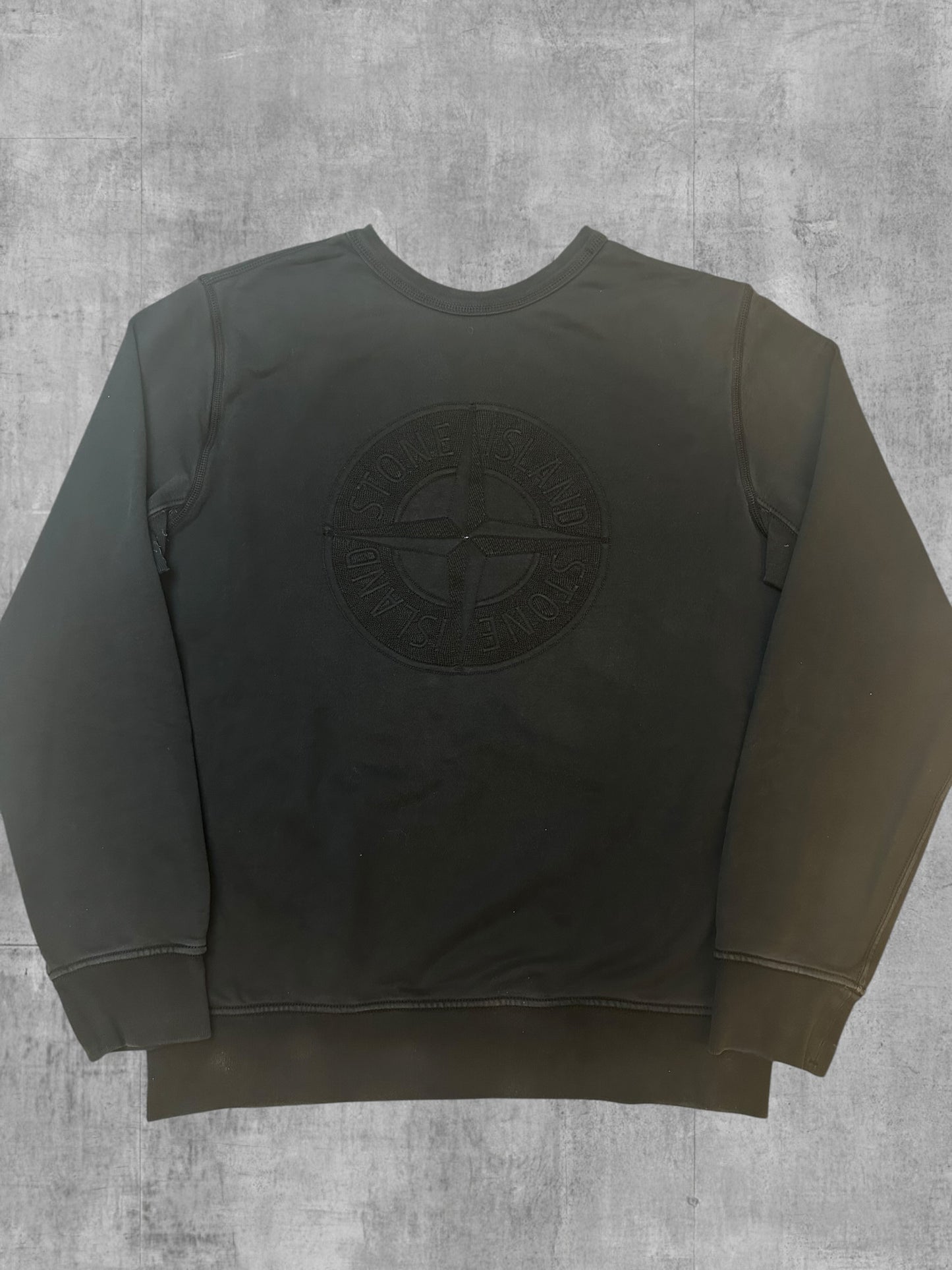 Stone Island Sweatshirt Backprint Schwarz L