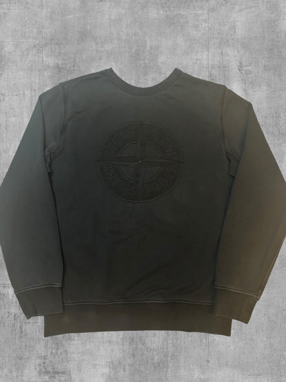 Stone Island Sweatshirt Backprint Schwarz L