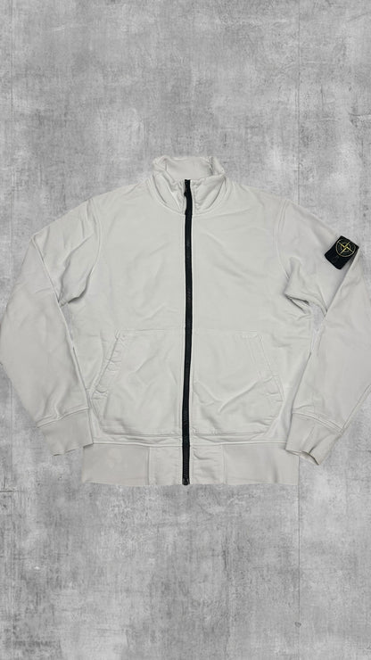 Stone Island Zip Sweatshirt Jacke Weiß S