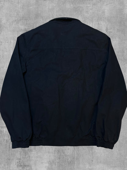 Lyle & Scott Harrington Bomber Jacke Schwarz L