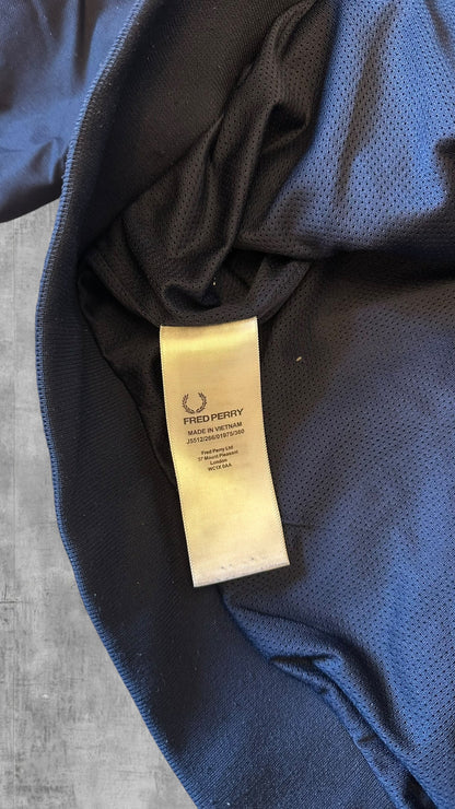 Fred Perry Regenjacke Bomberjacke Übergangsjacke Navy Blau M