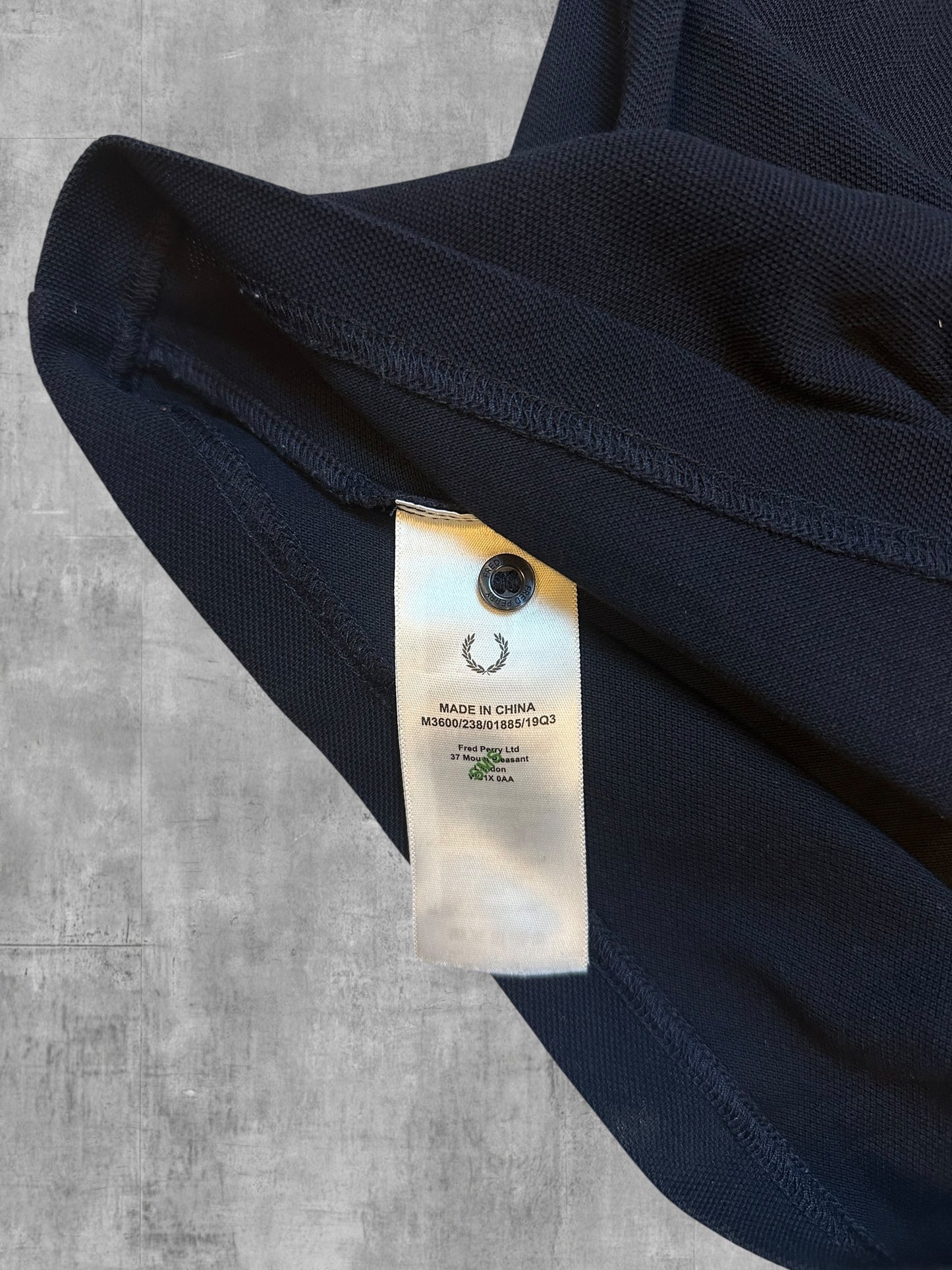 Fred Perry Polo Shirt Schwarz Weiß M (wie neu)