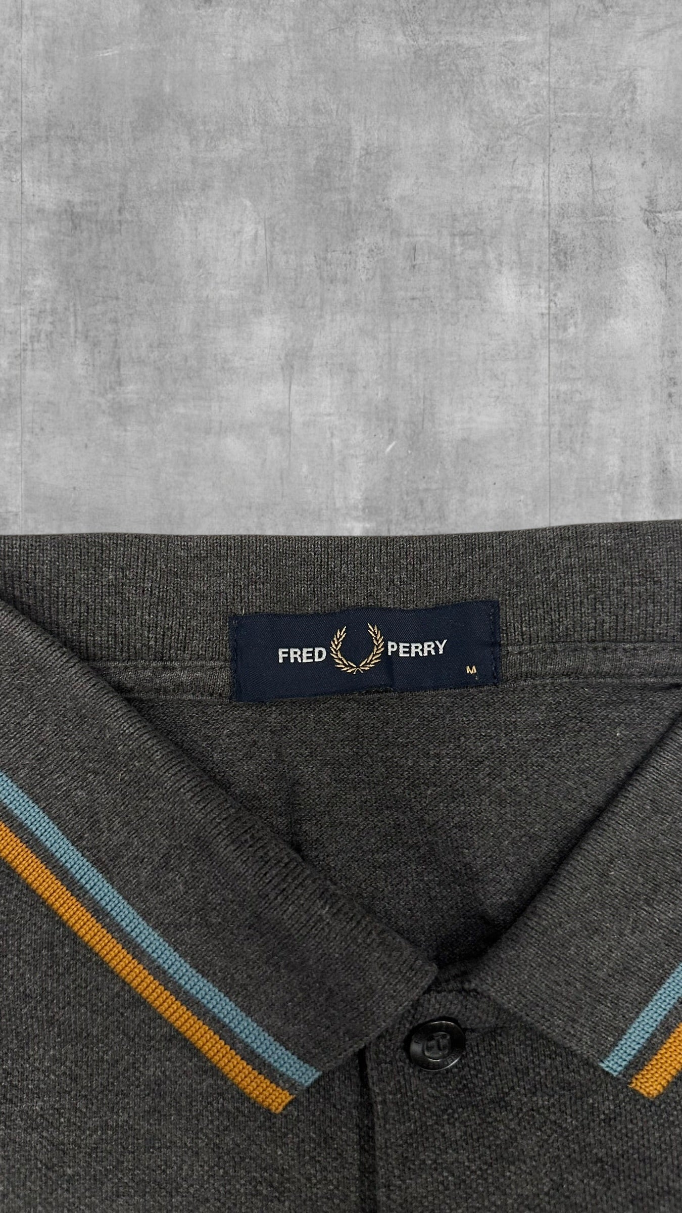 Fred Perry Polo Shirt Grau M