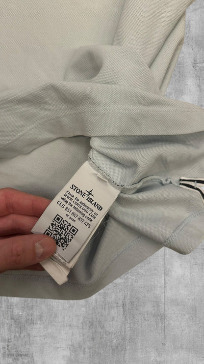 Stone Island Polo Shirt Türkis L
