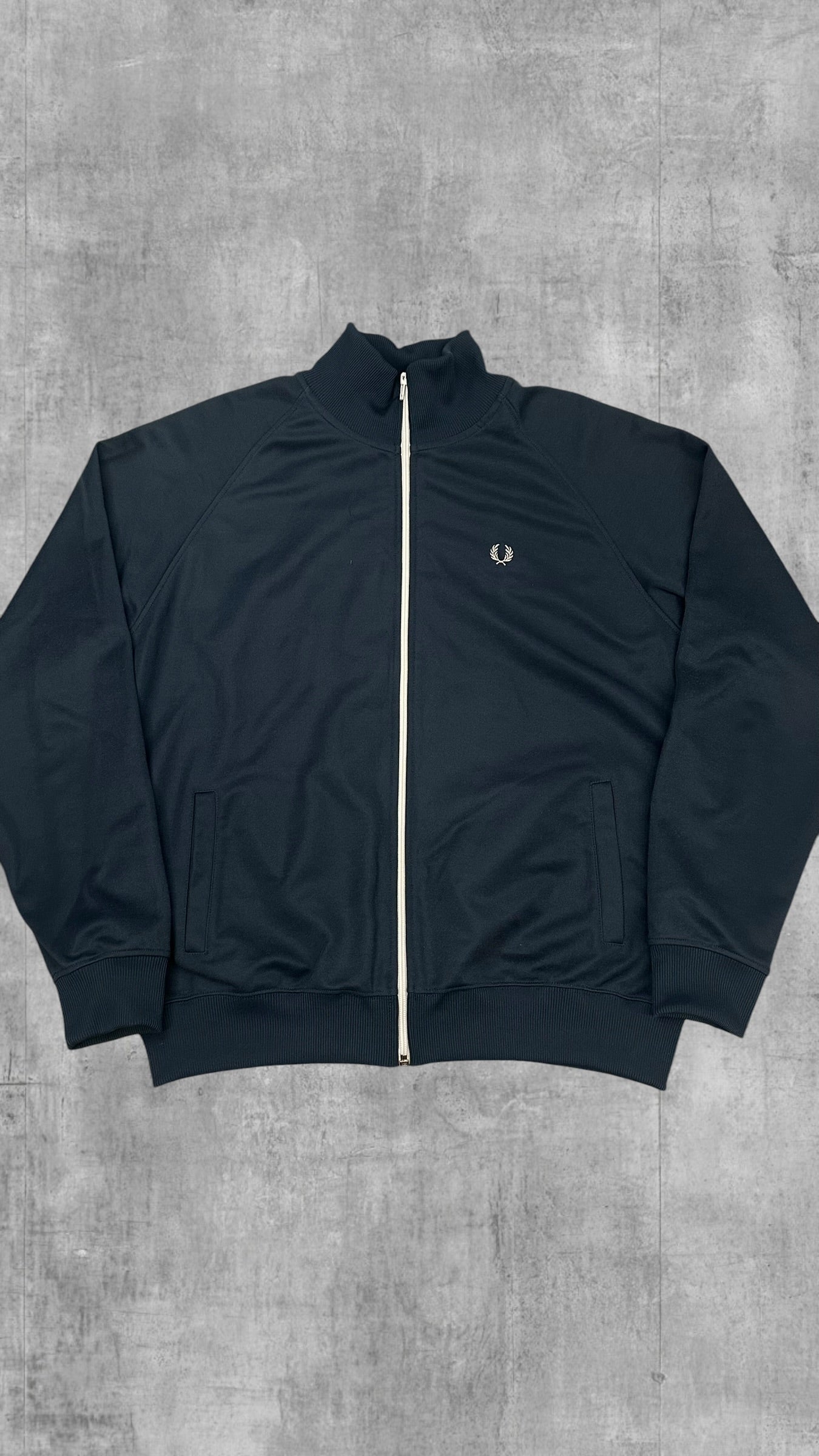 Fred Perry Trainingsjacke Dunkelgrau L