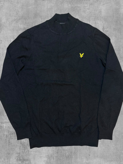 Lyle & Scott Rollkragen Sweatshirt Schwarz XS