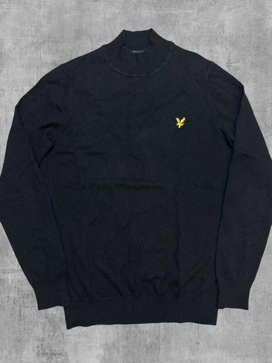 Lyle & Scott Rollkragen Sweatshirt Schwarz XS