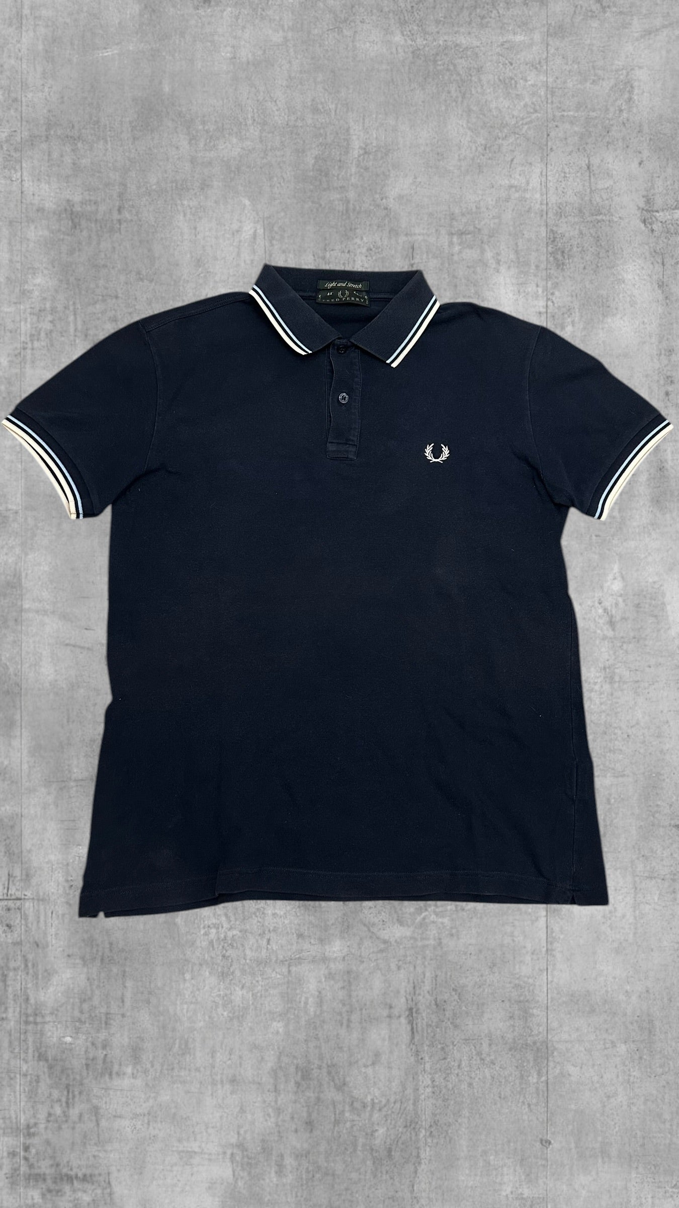 Fred Perry Polo Shirt Schwarzblau L