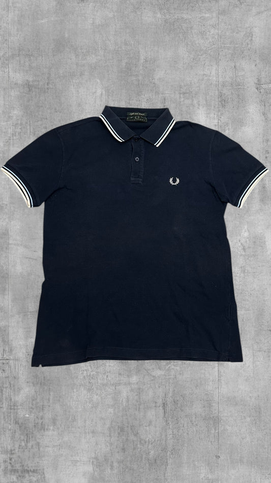 Fred Perry Polo Shirt Schwarzblau L