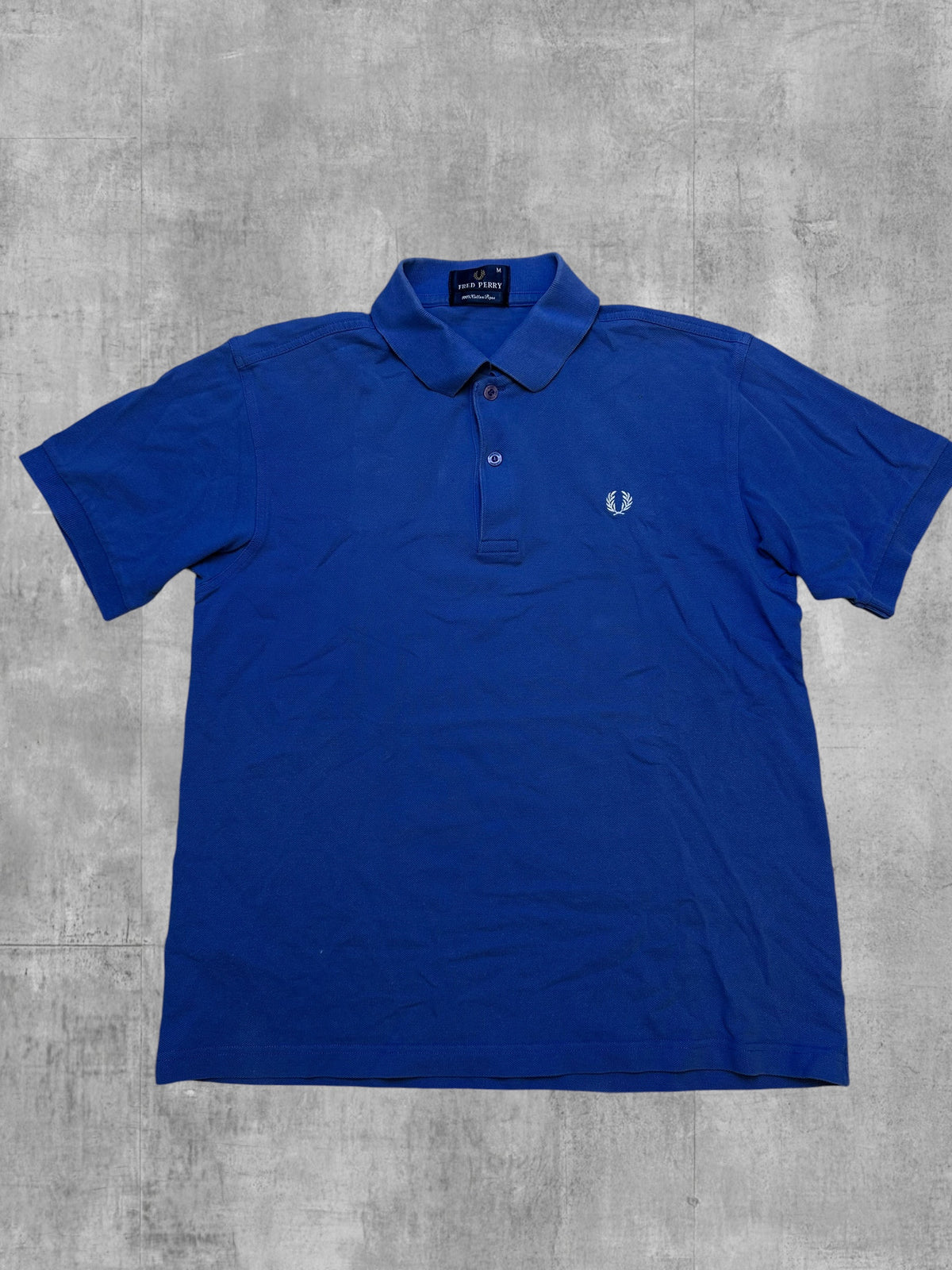 Fred Perry Polo Shirt Blau M