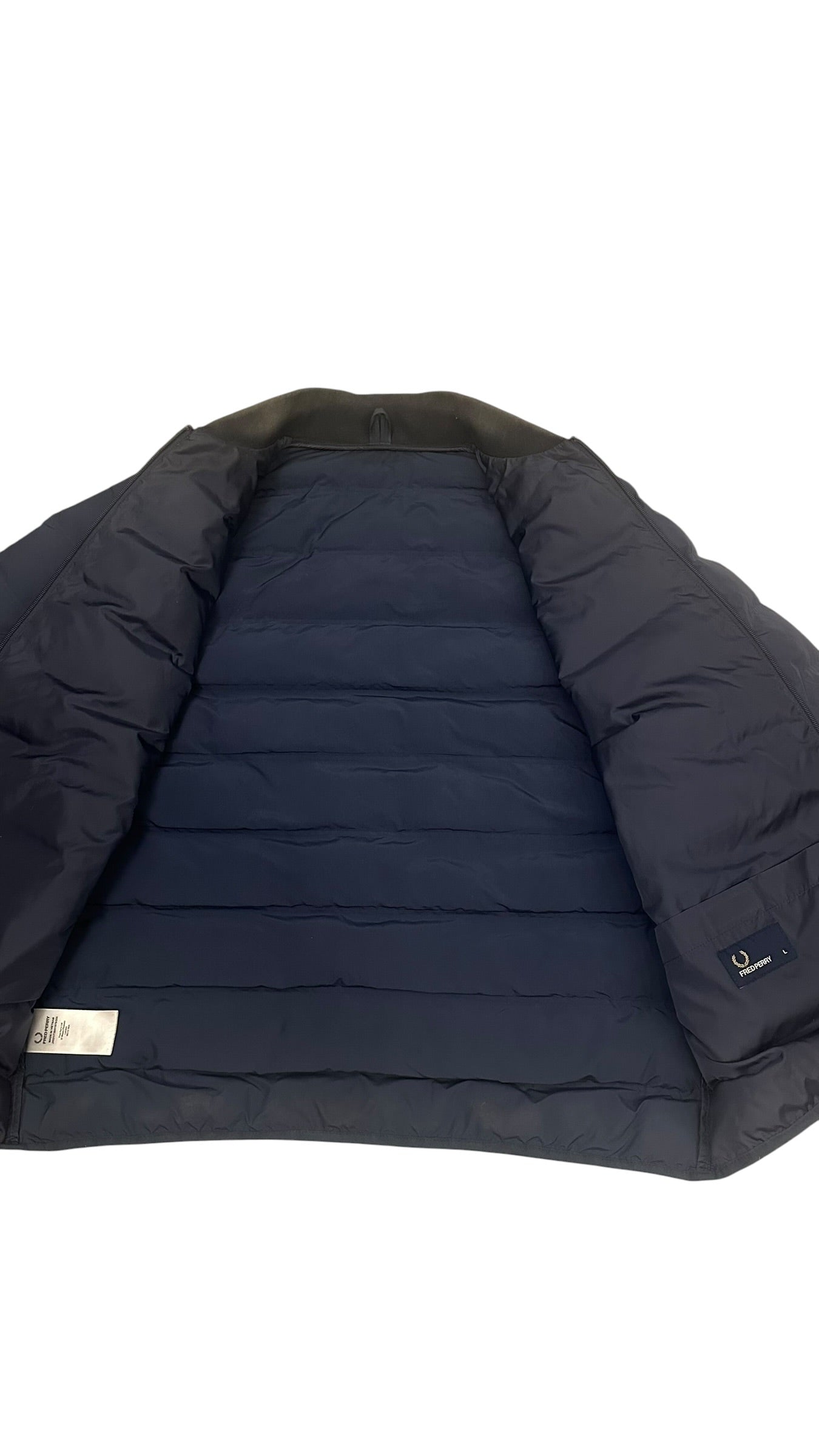 Fred Perry Übergangsjacke Steppjacke Navy Blau L