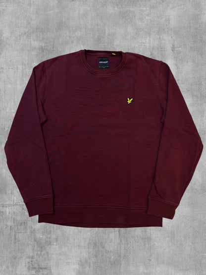 Lyle & Scott Sweatshirt Weinrot L