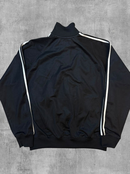 Fred Perry Vintage Trainingsjacke Taped Schwarz Weiß M