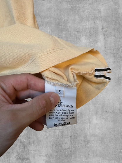 Stone Island Polo Shirt Beige S Slim Fit