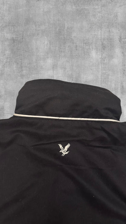 Lyle & Scott Vintage Half Zip Windbreaker Schwarz S-M