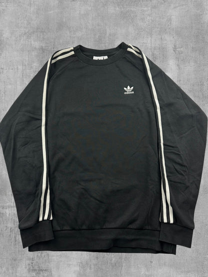 Adidas Sweatshirt Schwarz Weiß M